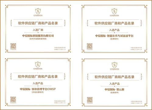 中软国际入选信通院软件供应链厂商唯一合作开发服务提供商名录 共享应用软件服务的突破性认可